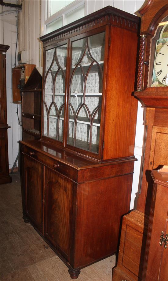 Victorian mahogany bookcase